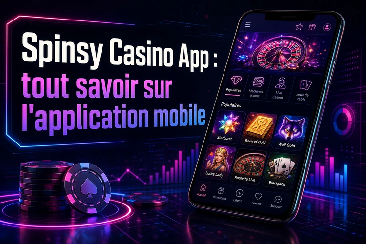 App Spinsy: tout savoir sur l'application mobile