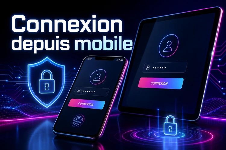 Connexion depuis mobile